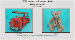 Desktop Screenshot of peters-old-toys.de
