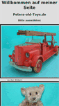 Mobile Screenshot of peters-old-toys.de
