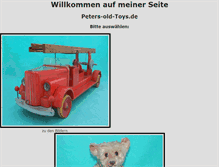 Tablet Screenshot of peters-old-toys.de